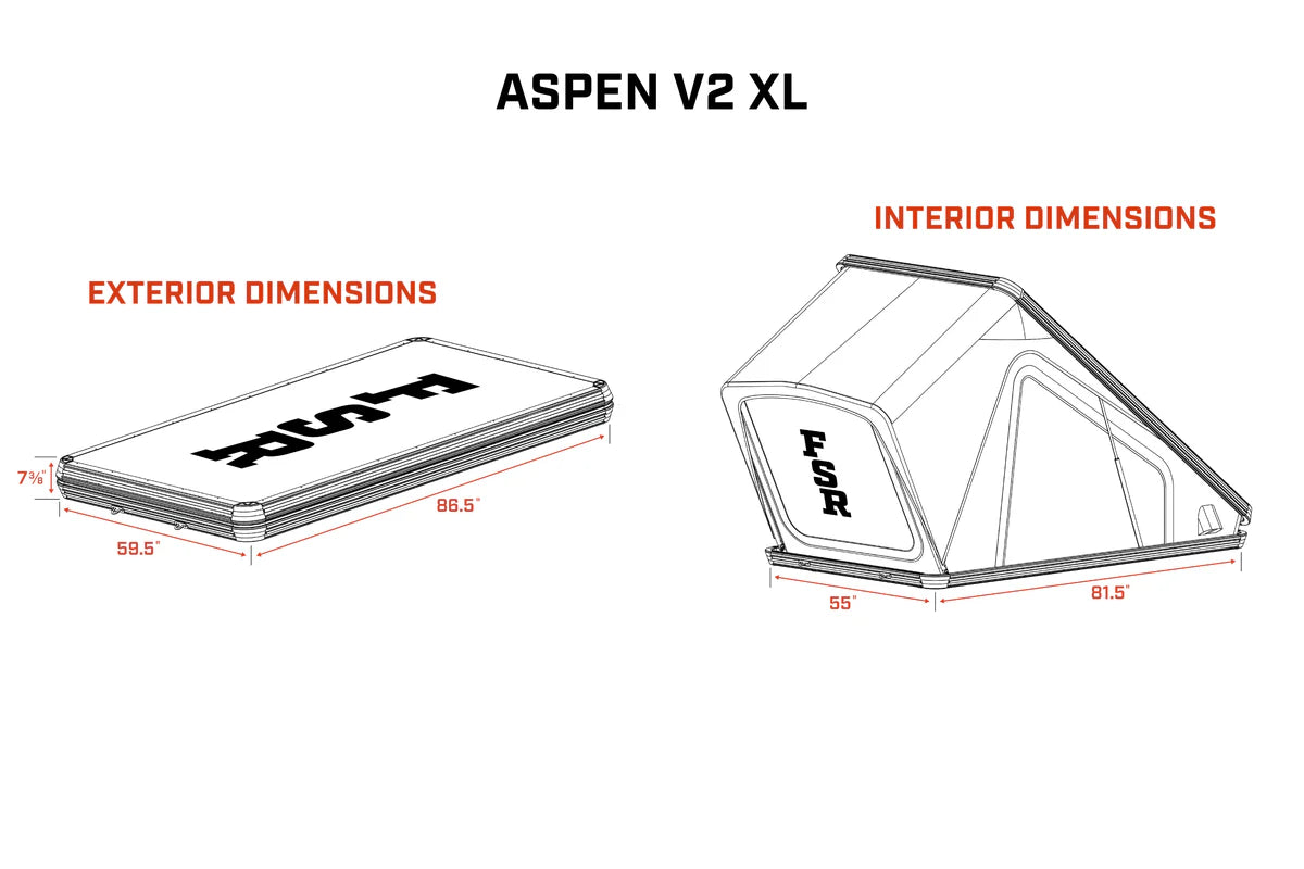 FSR Aspen V2 XL - Rooftop Tent