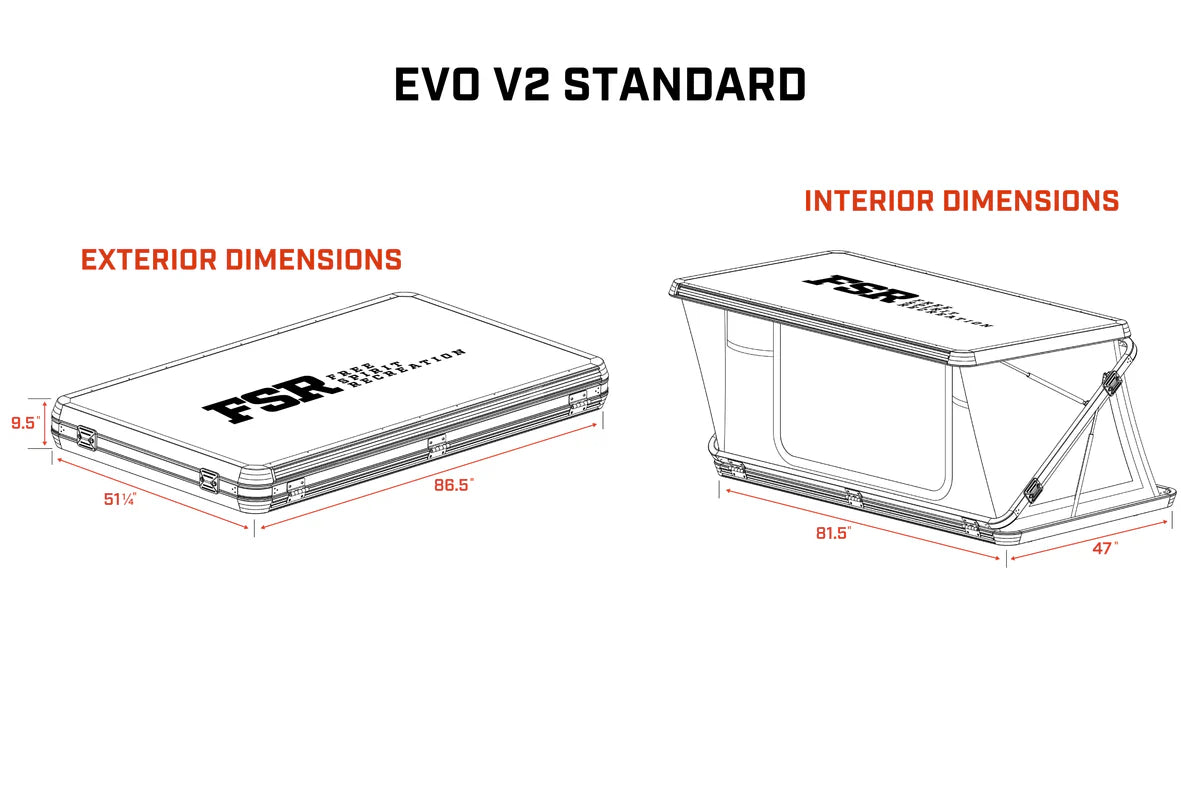 FSR Evolution V2 Standard - Rooftop Tent