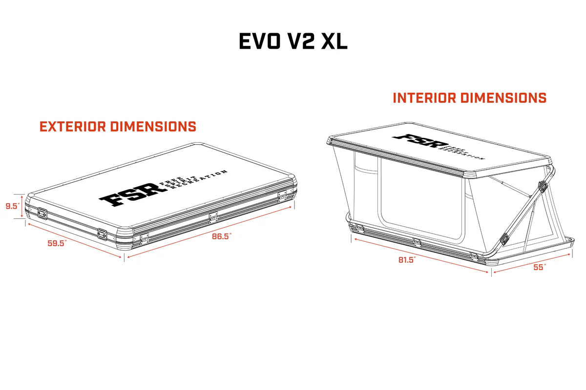 Evolution V2 XL - Rooftop Tent