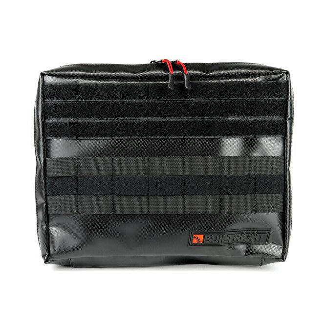 BuiltRight MOLLE POUCH - BLACK | LARGE (13"X10")